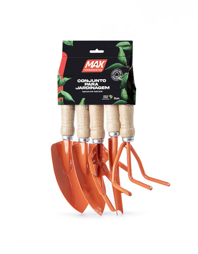 Kit para Jardim - 5 peças - Max Ferramentas